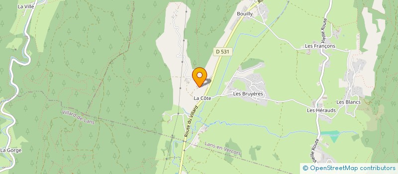 localisation de l'entreprise SCI 175  LANS-EN-VERCORS