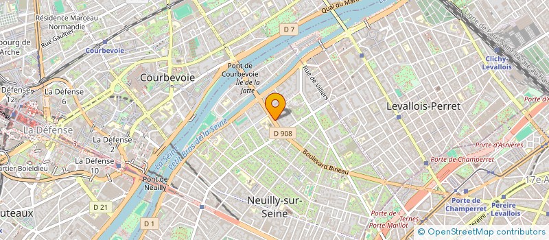localisation de l'entreprise SCI 178 BINEAU à NEUILLY-SUR-SEINE