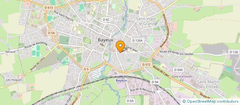 localisation de l'entreprise SCI 17ET 19 RUE ST EXUPERE  BAYEUX