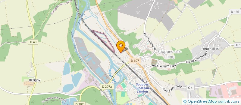 localisation de l'entreprise SCI 18  SOUPPES-SUR-LOING