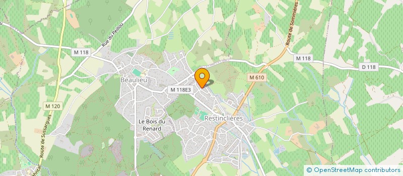 localisation de l'entreprise SCI 18 BARBER STREET  RESTINCLIERES