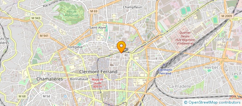 localisation de l'entreprise SCI 18 BARNIER  CLERMONT-FERRAND