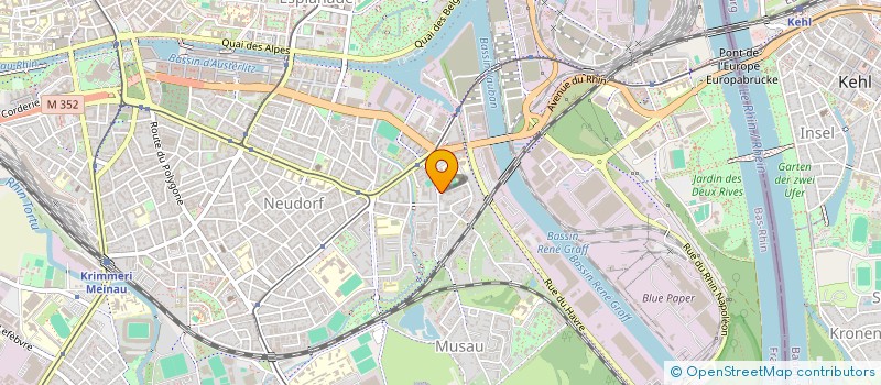 localisation de l'entreprise SCI 18 CASTELNAU  STRASBOURG