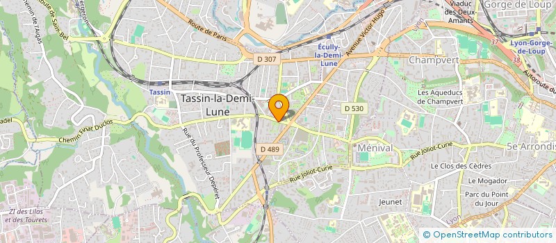 localisation de l'entreprise SCI 18 CHEMIN DE GARGANTUA  TASSIN-LA-DEMI-LUNE