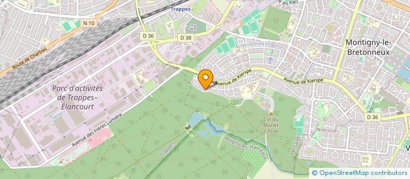 localisation de l'entreprise SCI 18 CLOUET  MONTIGNY-LE-BRETONNEUX