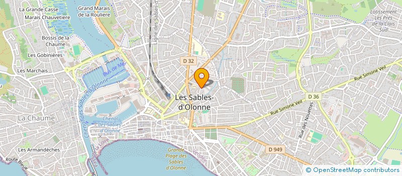 localisation de l'entreprise SCI 18 CONCORDE à LES SABLES D'OLONNE