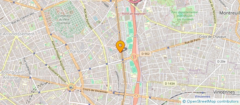 localisation de l'entreprise SCI 18 JUIN 1998 à PARIS