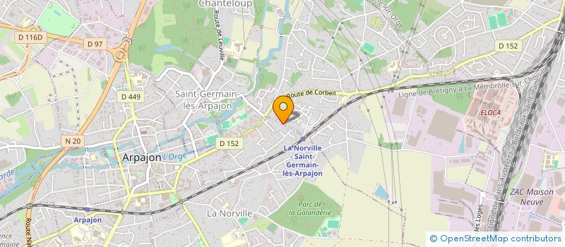 localisation de l'entreprise SCI 18 PIERRETTE à SAINT-GERMAIN-LES-ARPAJON