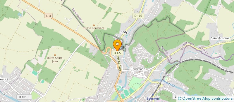 localisation de l'entreprise SCI 18 R ALEMBERT à EPERNON