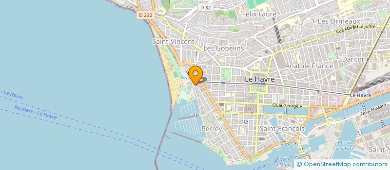 localisation de l'entreprise SCI  18 RUE CEDRE  LE HAVRE