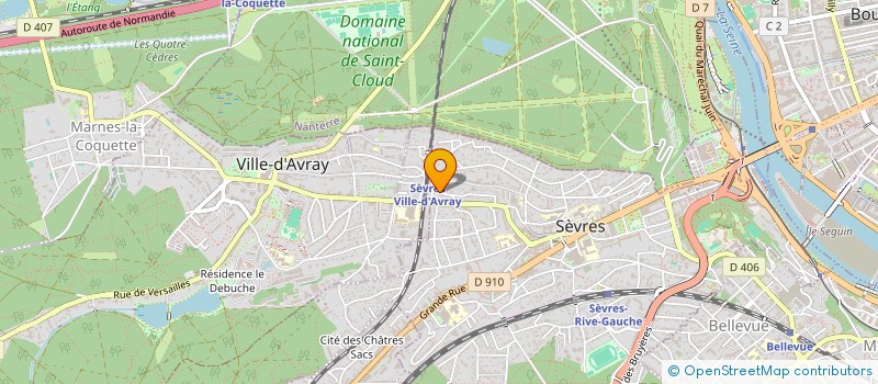 localisation de l'entreprise SCI 18 RUE DES PRES VERDY à SEVRES