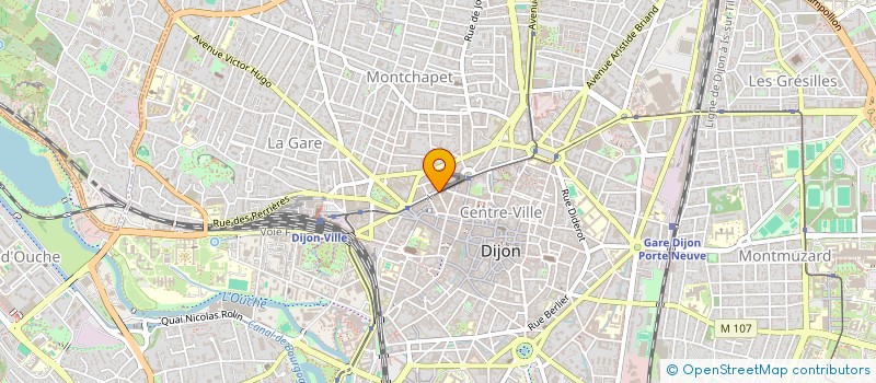 localisation de l'entreprise SCI 18 RUE DU CHAPEAU ROUGE à DIJON