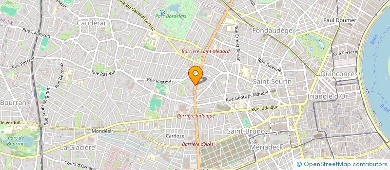 localisation de l'entreprise SCI 18 RUE MONTGOLFIER  BORDEAUX