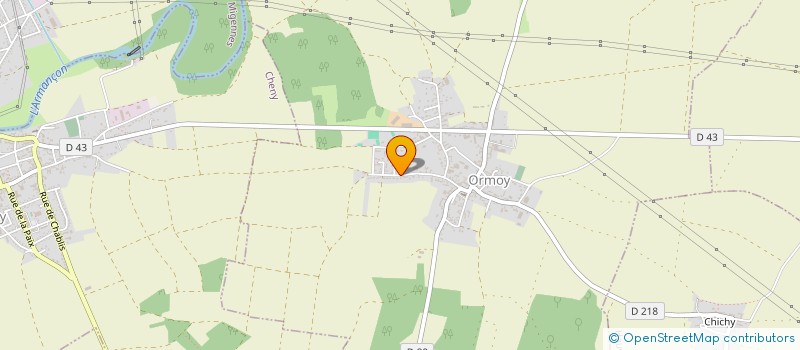 localisation de l'entreprise SCI 18 RUE SAINT VINCENT  ORMOY