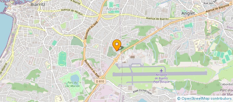 localisation de l'entreprise SCI 18 SAINT EXUPERY à BIARRITZ