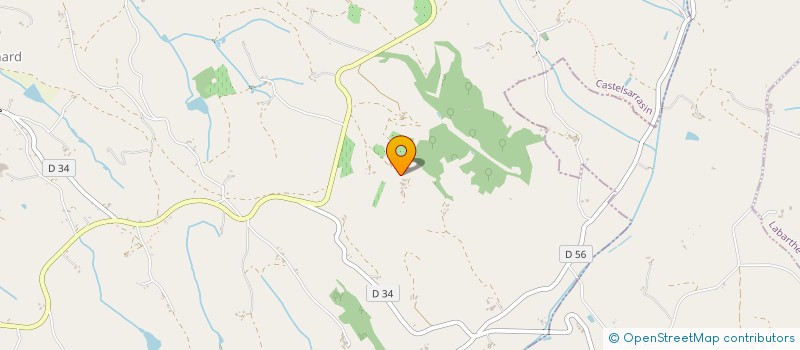 localisation de l'entreprise SCI 1800  CAZES-MONDENARD