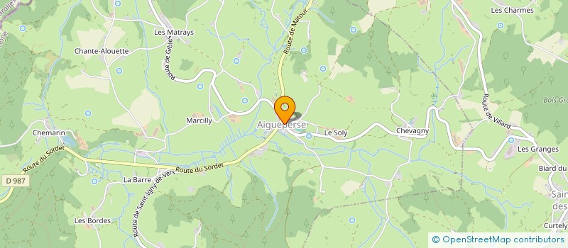 localisation de l'entreprise SCI 1805  AIGUEPERSE