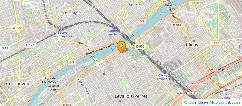localisation de l'entreprise SCI 181 AV DU ROULE NEUILLY à LEVALLOIS-PERRET