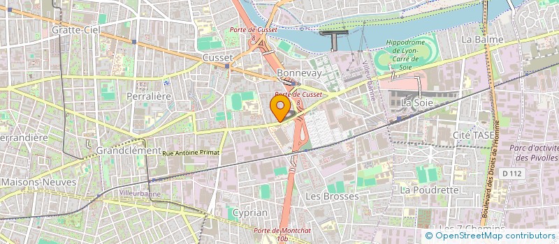 localisation de l'entreprise SCI 181 LEON BLUM  VILLEURBANNE