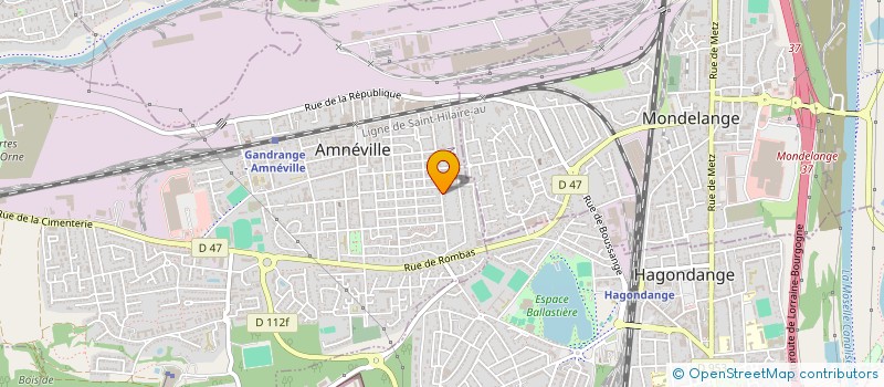 localisation de l'entreprise SCI 1819  AMNEVILLE