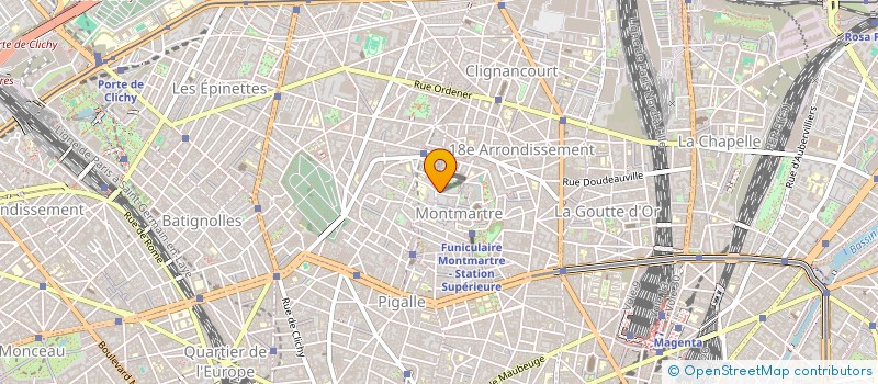 localisation de l'entreprise SCI 1820 FONT BRUN  PARIS