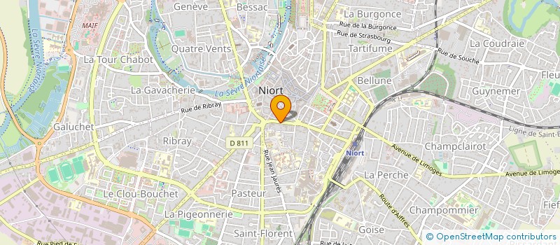 localisation de l'entreprise SCI 1824 à NIORT