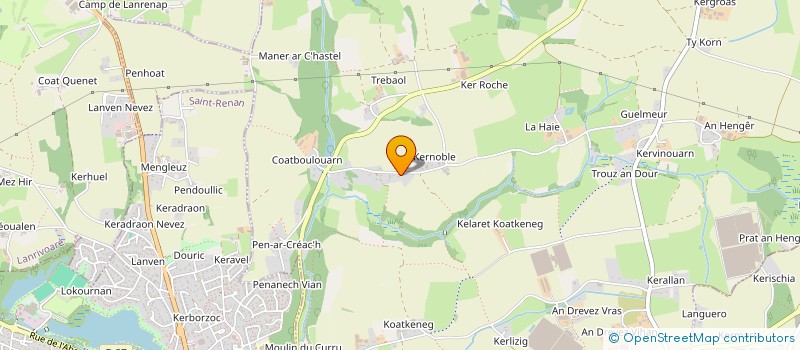 localisation de l'entreprise SCI 183TMC  MILIZAC-GUIPRONVEL