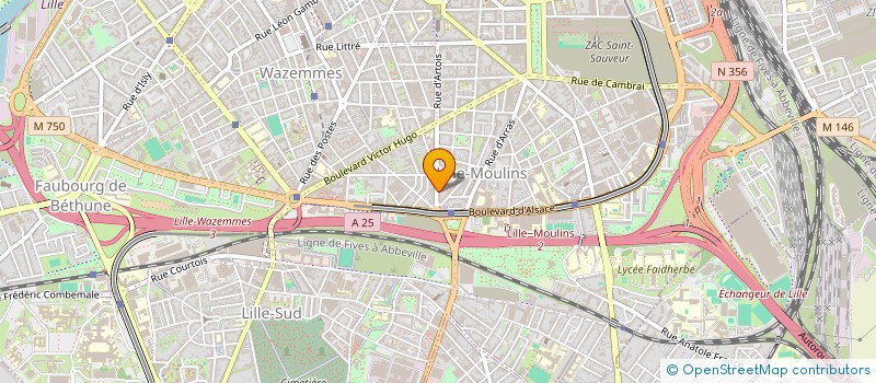 localisation de l'entreprise SCI 185 à LILLE