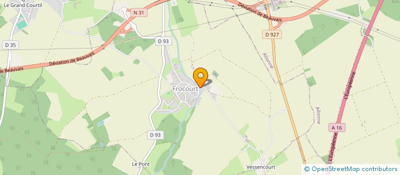 localisation de l'entreprise SCI 1855  FOUQUENIES