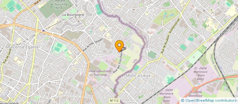 localisation de l'entreprise SCI 186 R DE SOISSONS  TOURCOING