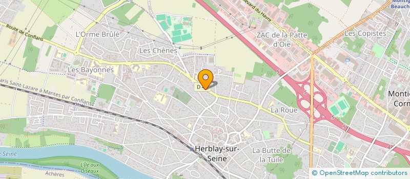 localisation de l'entreprise SCI 187 AMBASSADEURS GENERATIONS  HERBLAY-SUR-SEINE