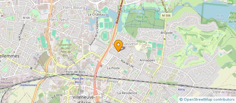 localisation de l'entreprise SCI 187 MARECHAL LECLERCQ à VILLENEUVE-D'ASCQ