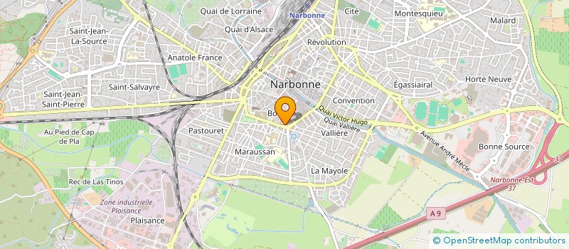 localisation de l'entreprise SCI 1870 à NARBONNE