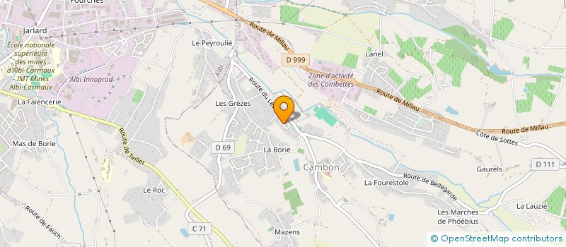 localisation de l'entreprise SCI 1880  LE SEQUESTRE