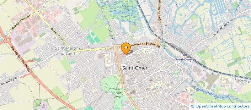 localisation de l'entreprise SCI 189 RUE DE LEN  SAINT-MARTIN-LEZ-TATINGHEM