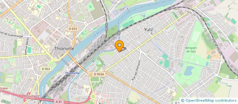 localisation de l'entreprise SCI 1895  YUTZ