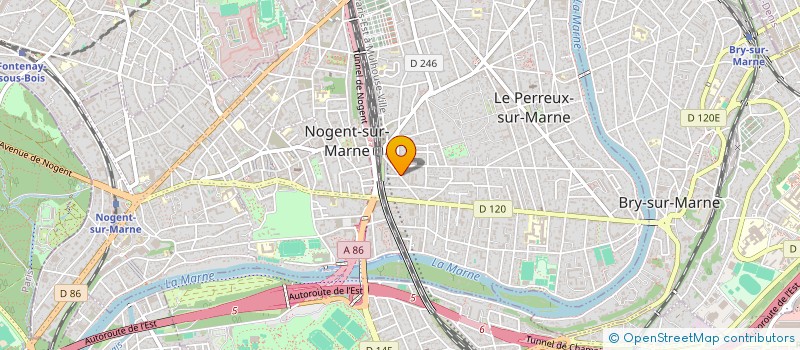 localisation de l'entreprise SCI 19 & 21 BD LIBERTE  LE PERREUX-SUR-MARNE