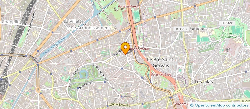 localisation de l'entreprise SCI 19  PARIS