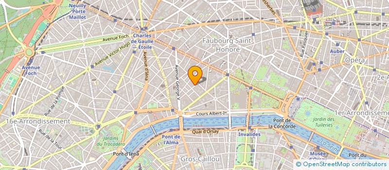 localisation de l'entreprise SCI 19  5  TREMOILLE  PARIS