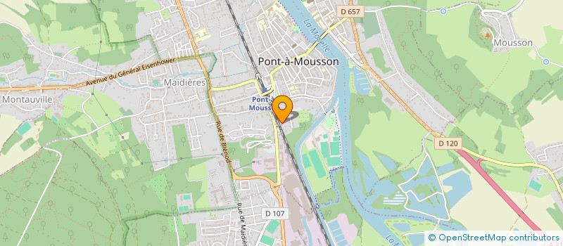 localisation de l'entreprise SCI 19  PONT-A-MOUSSON