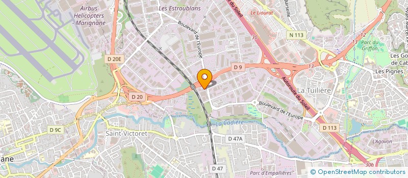 localisation de l'entreprise SCI 19-9 à VITROLLES