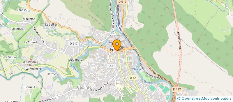 localisation de l'entreprise SCI 19 ALLEES DE VILLOTE  FOIX