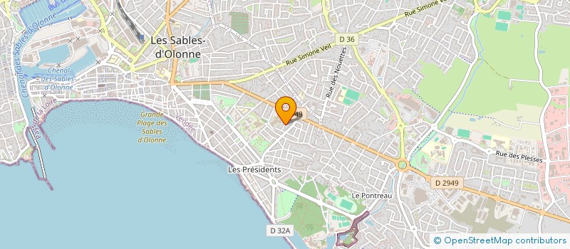 localisation de l'entreprise SCI 19 B à LES SABLES D'OLONNE