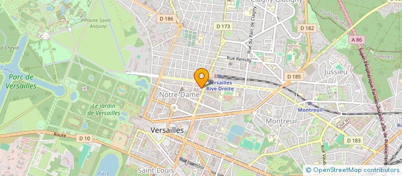 localisation de l'entreprise SCI 19 BAILLET REVIRON à VERSAILLES