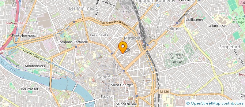 localisation de l'entreprise SCI 19 BAYARD  TOULOUSE