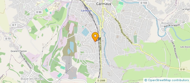 localisation de l'entreprise SCI 19  BOIS REDON  BLAYE LES MINES