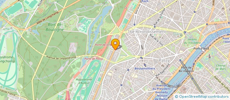 localisation de l'entreprise SCI 19 BOULEVARD SUCHET  PARIS