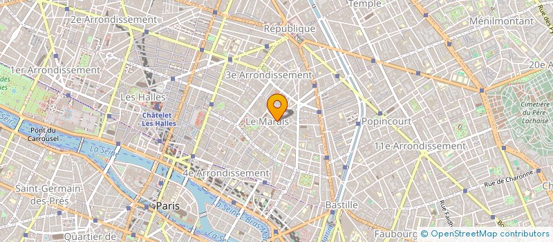 localisation de l'entreprise SCI 19 COMMINES  PARIS