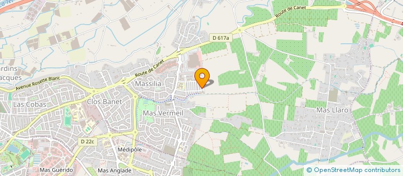 localisation de l'entreprise SCI 19 COURS PALMAROLE à PERPIGNAN