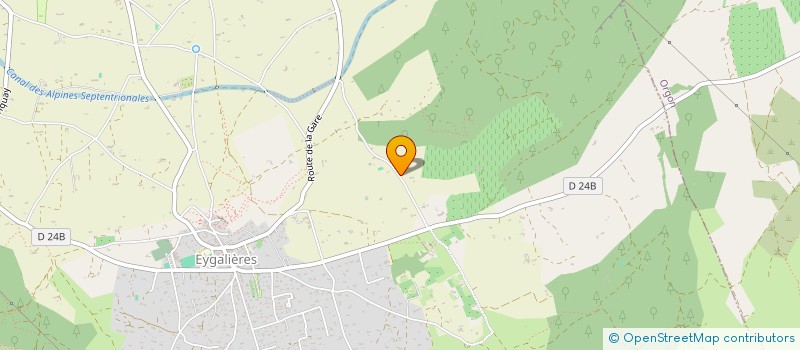 localisation de l'entreprise SCI 19 ED  EYGALIERES